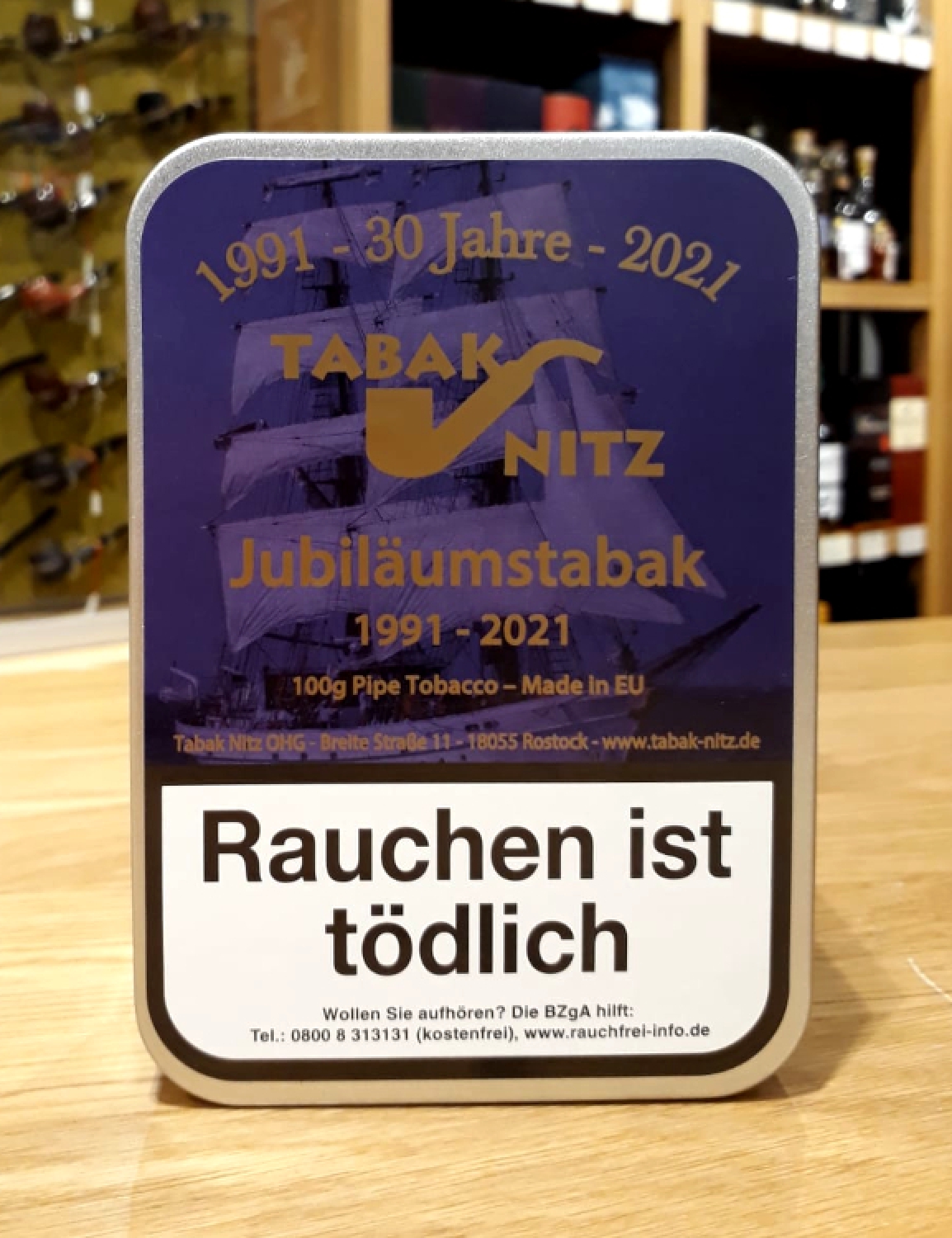 Tabak Nitz Jubiläums-Pfeifentabak 30 Jahre