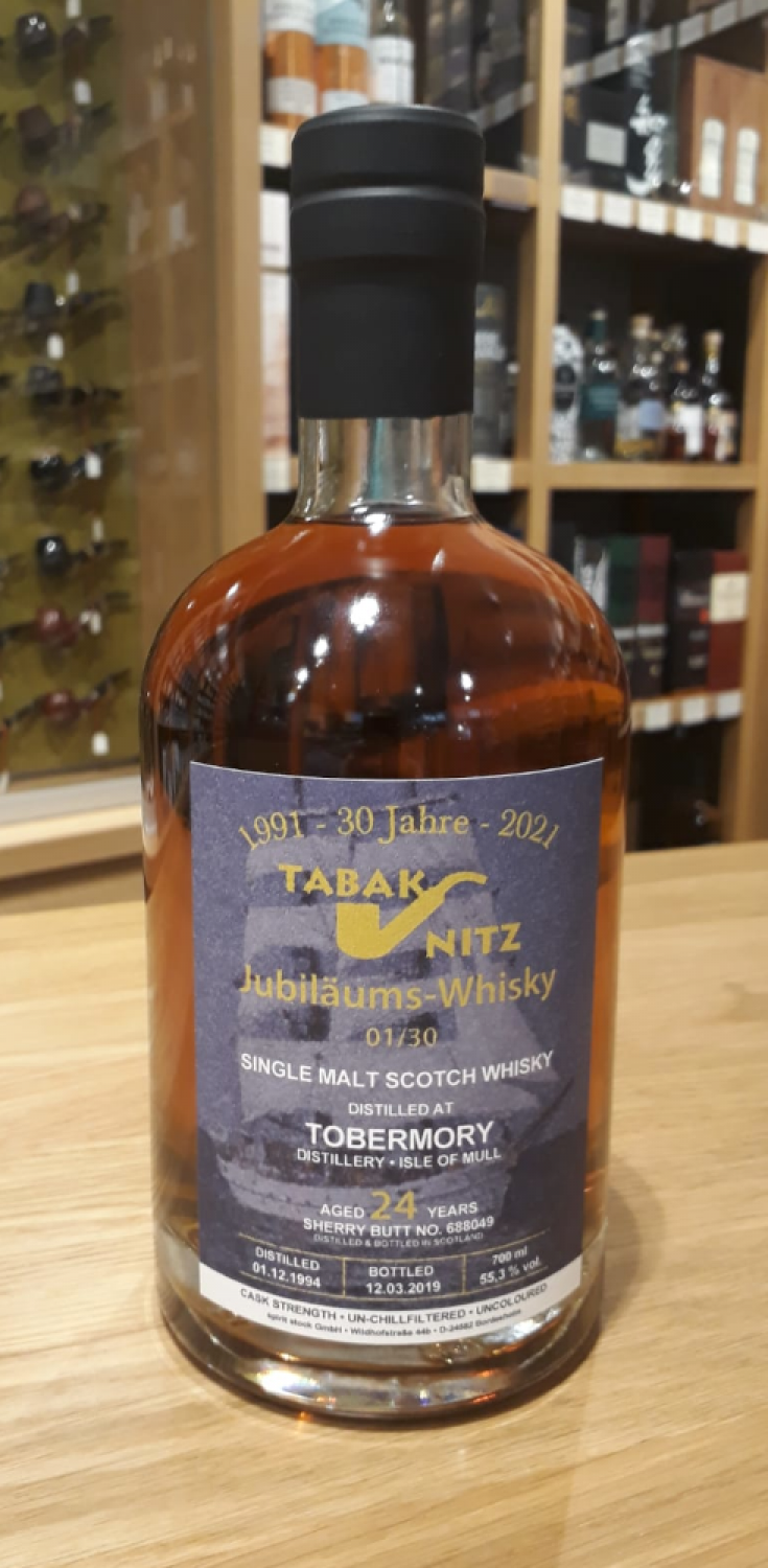 Tabak Nitz 30 Jahre Jubiläums-Whisky - Tobermory